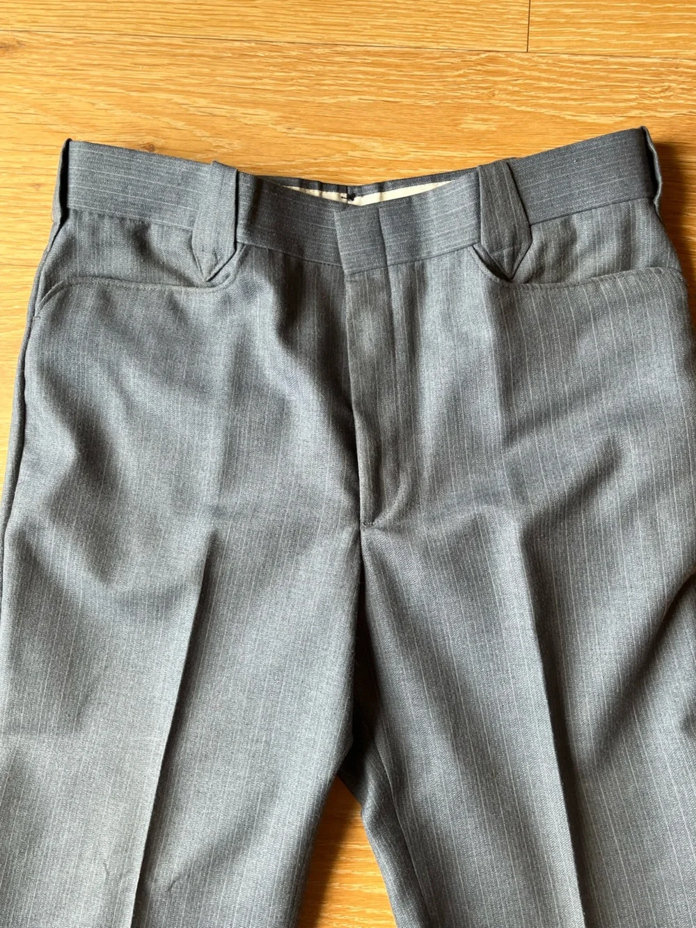 Men's Vintage Western Three-Piece Suit, Blueish-Gray